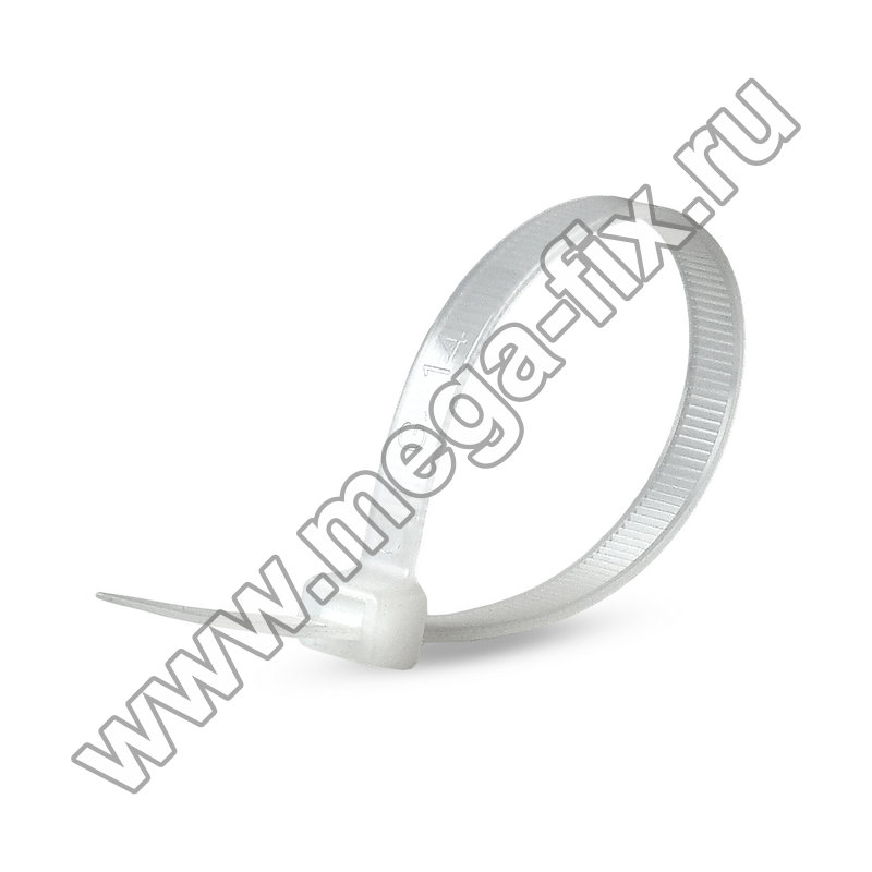 Стяжка нейлоновая MGF 9,0х1000 мм белая (100 шт./ уп.)